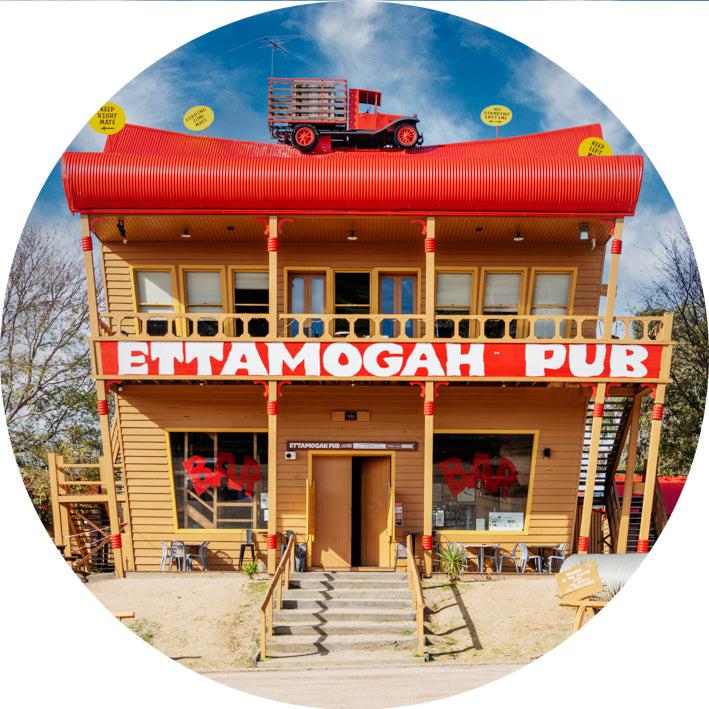 Ettamogah Pub (Round) Jigsaw Puzzle by Artist Jaime Dormer and Manufactured by QPuzzles in Queensland