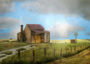 House On The Hill (Landscape) Jigsaw Puzzle by Artist Vanessa Macaulay and Manufactured by QPuzzles in Queensland