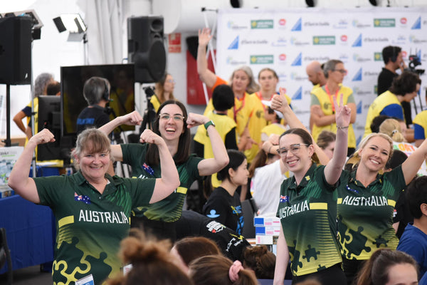 Australia’s Speed Puzzling Stars Visit QPuzzles After World Championship Success