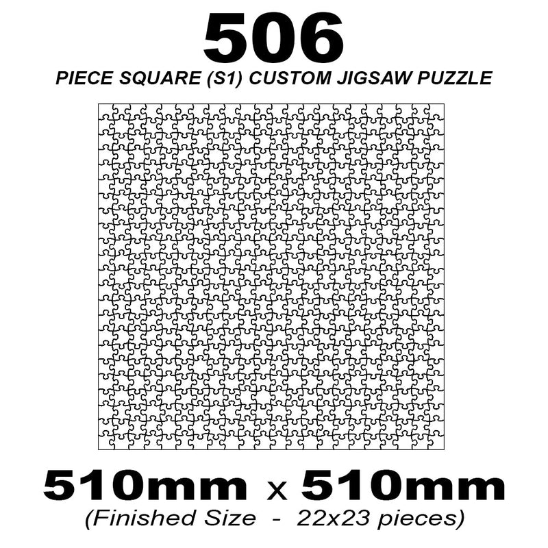 506 Piece Square (1to1) Custom Jigsaw 495x495mm (Retail) QPuzzles