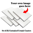 Design Your Own Personalised Ceramic Coasters (Includes Artwork)
