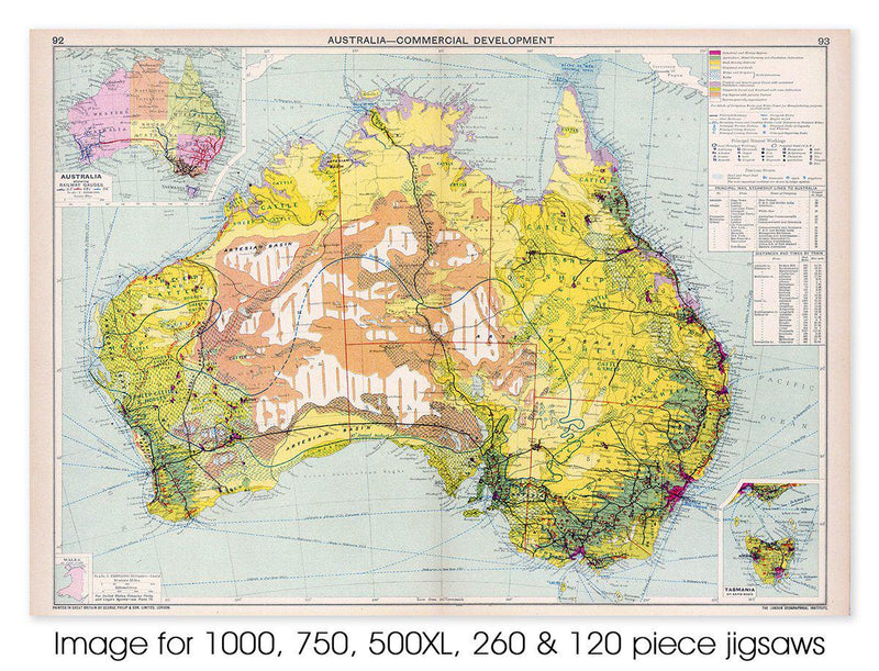 Australia, Commercial Development - 1925 (Landscape) QPuzzles