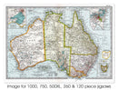 Australia. The Century Atlas - 1897 (Landscape) QPuzzles