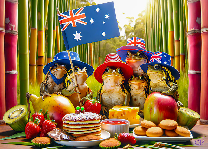 Australia Day - Cane Toads (Landscape)