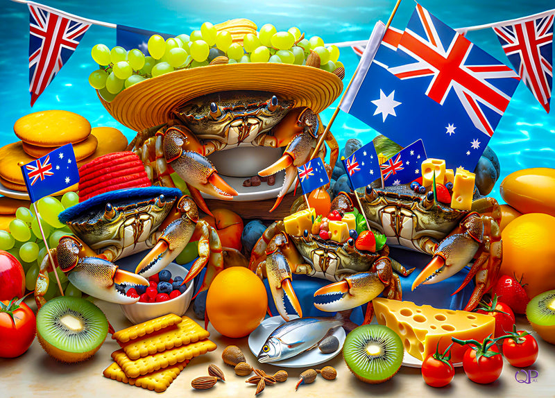 Australia Day - Mudcrabs (Landscape)