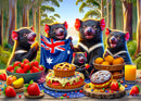 Australia Day - TassieDevils (Landscape)