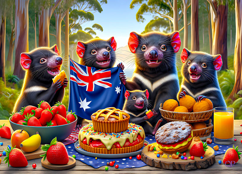 Australia Day - TassieDevils (Landscape)