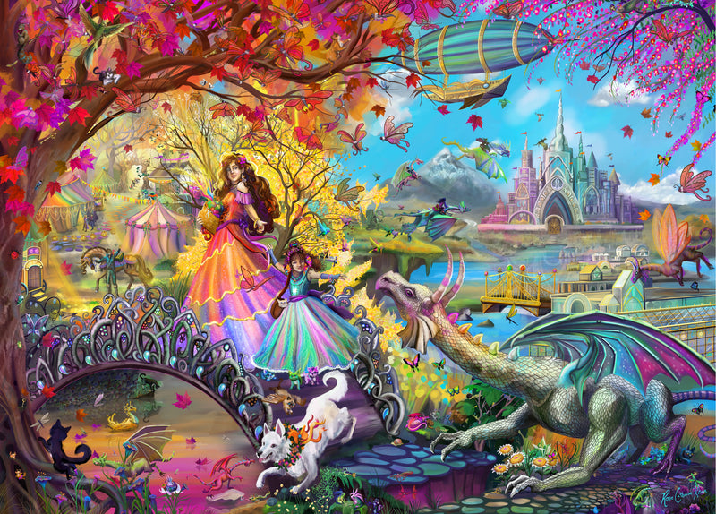 Autumn Castle Festival (Landscape)