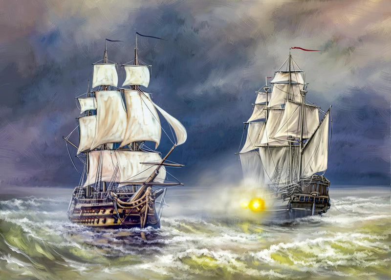 Battle Ships at Sea (Landscape) QPuzzles