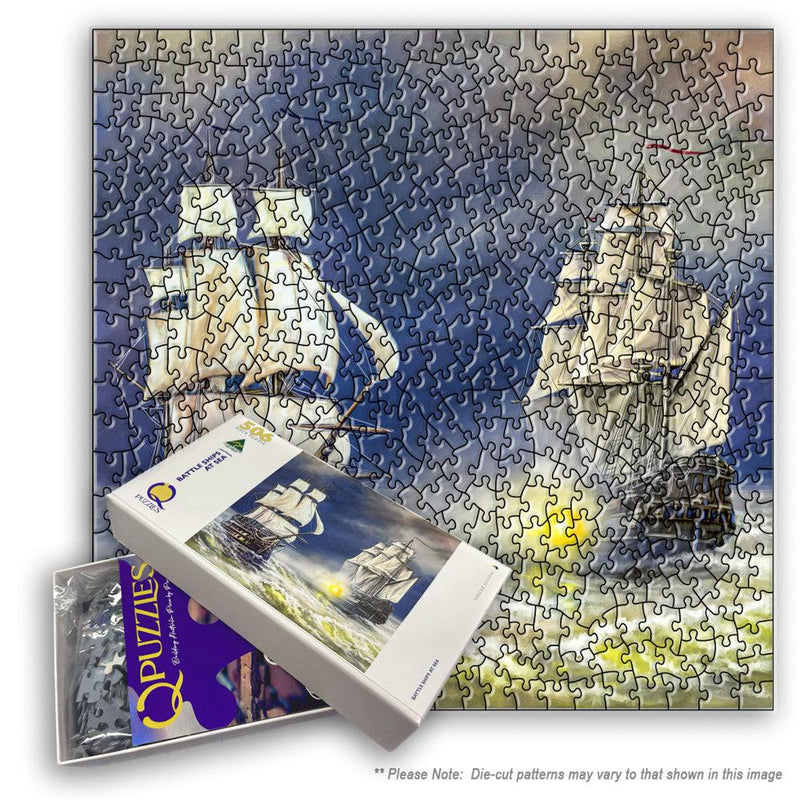 Battle Ships at Sea (Square) QPuzzles