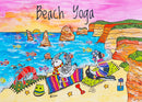 Beach Yoga @ 12 Apostles (Landscape) QPuzzles