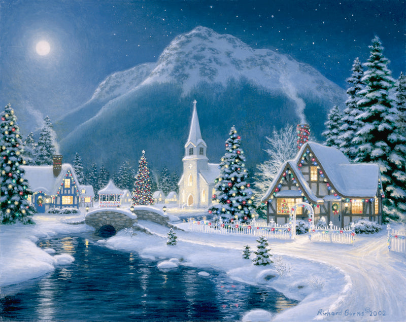 Blue Christmas (Landscape)
