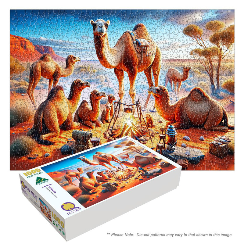 Aussie Animals Camping - Camel (Landscape)