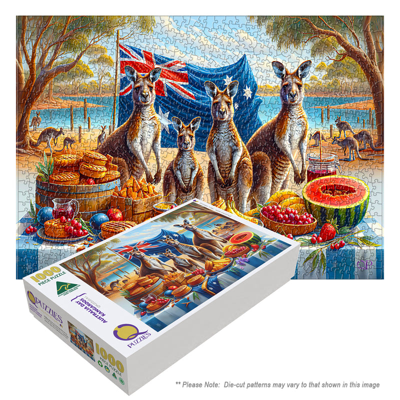 Australia Day - Kangaroos (Landscape)