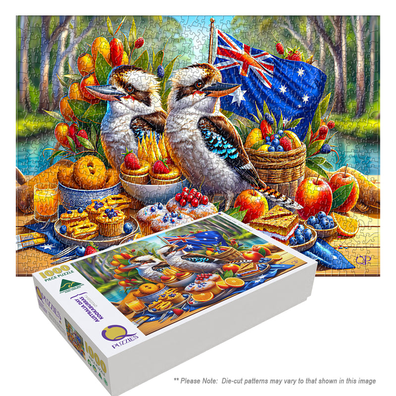 Australia Day - Kookaburras (Landscape)