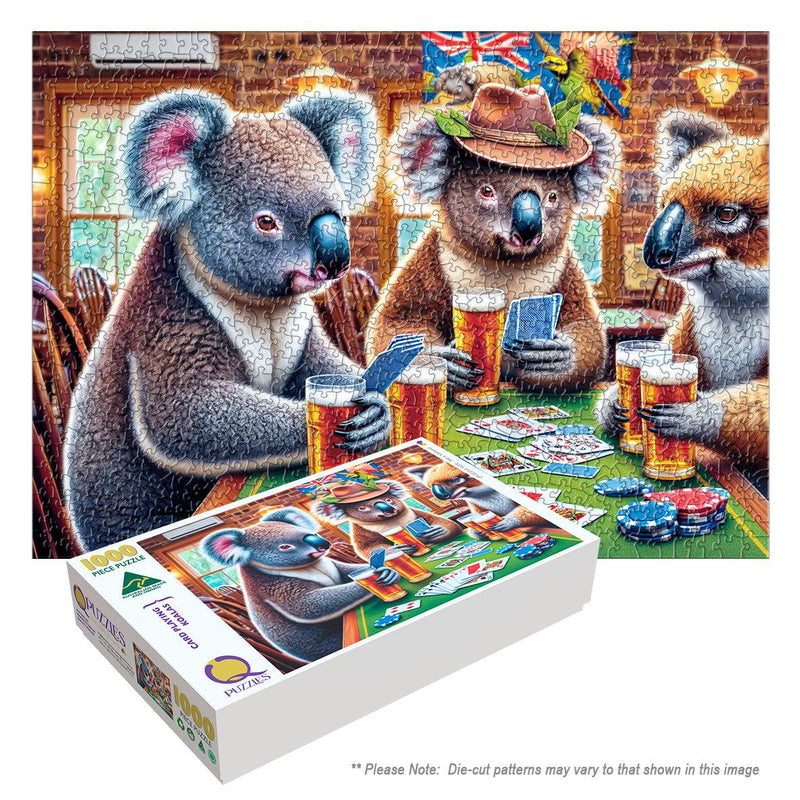 Card Playing Koalas (Landscape)