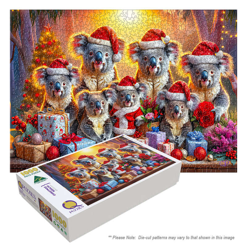 Christmas Koalas (Landscape)