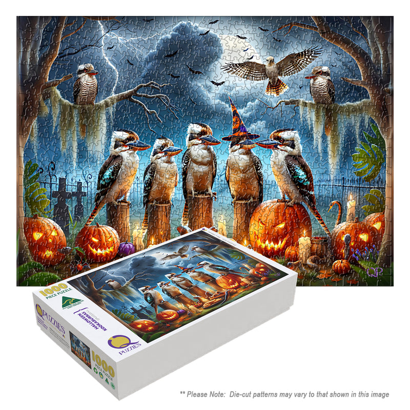 Halloween Kookaburras (Landscape)