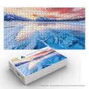 Lake Abraham Sunrise (Panorama)