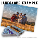 1000 Piece Landscape & Portrait Custom Jigsaw Puzzle 700x500mm (Retail)