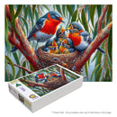 Nesting Robbins (Landscape)