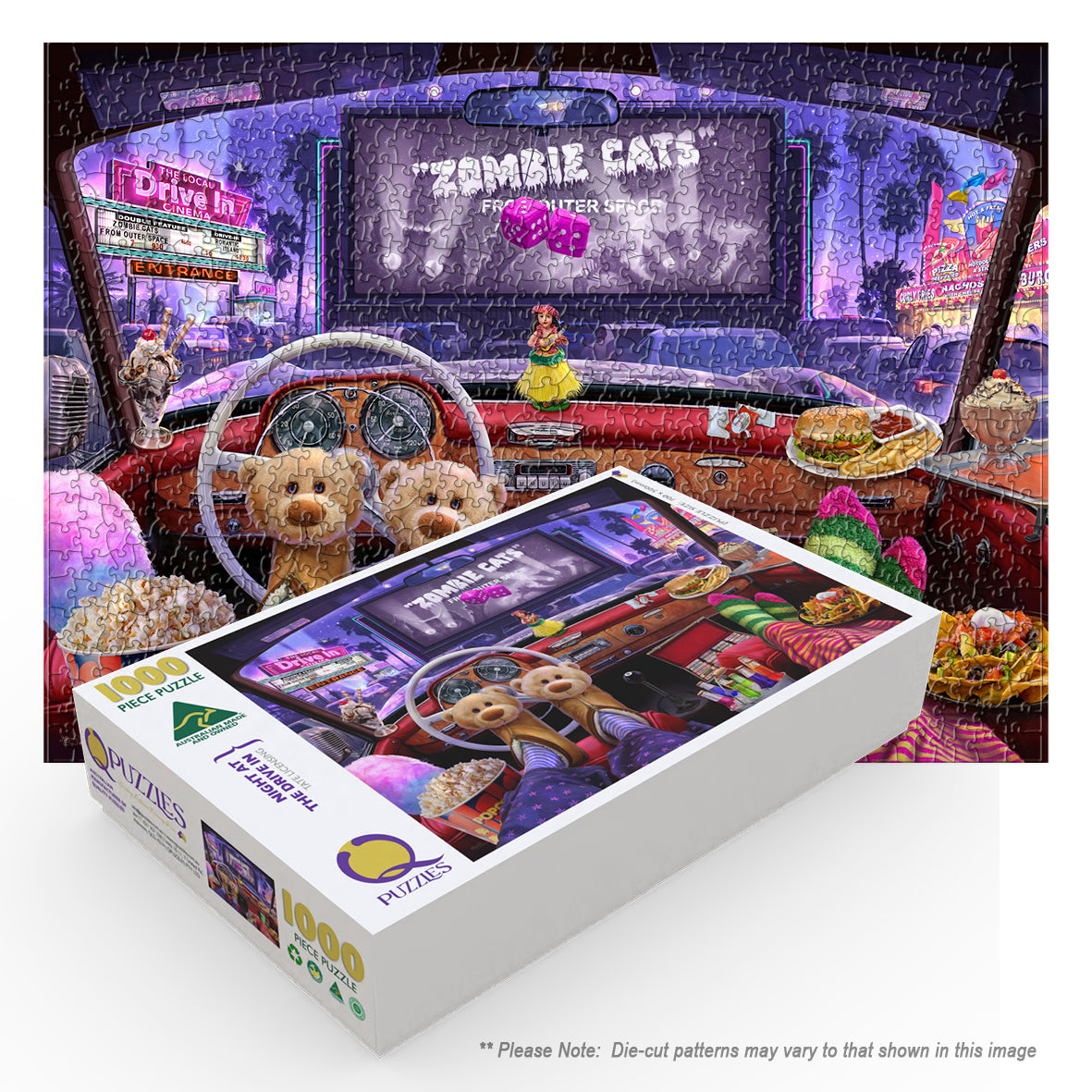 Night At The Drive In (Landscape) - Puzzles Qld Pty Ltd