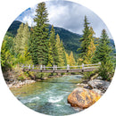 Bridge Over the Rapids (Round) QPuzzles