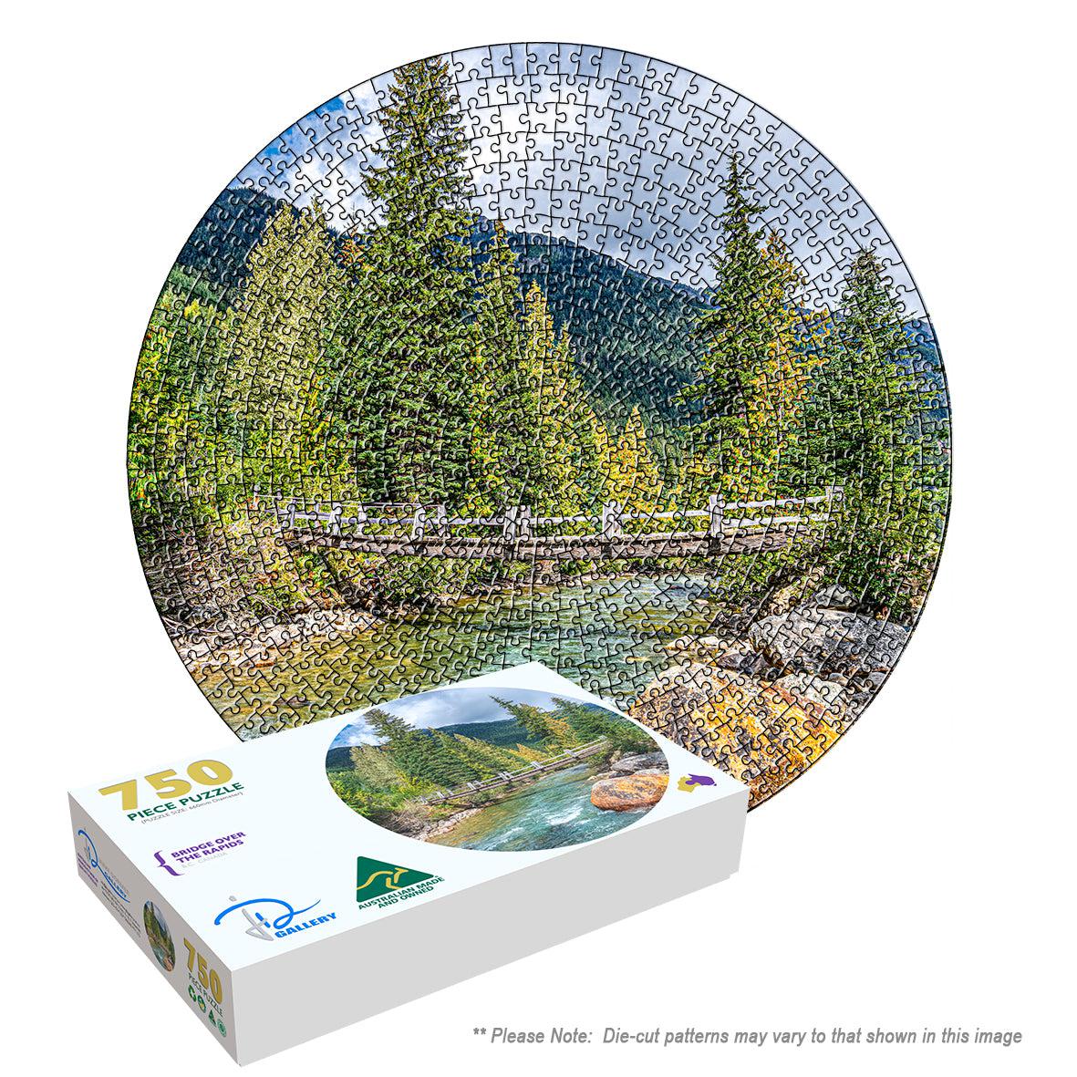 Bridge Over the Rapids (Round) - Puzzles Qld Pty Ltd