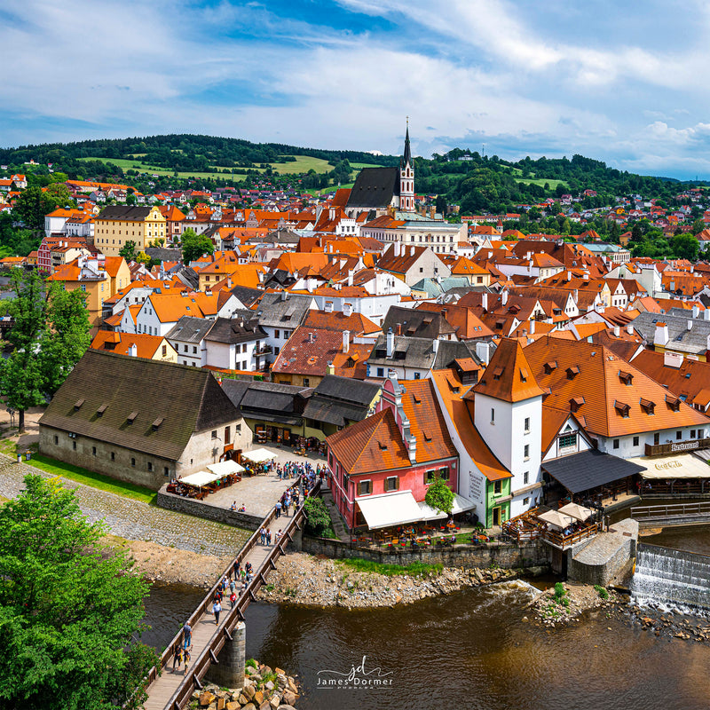 Bridge To Cesky Krumlov (Square)