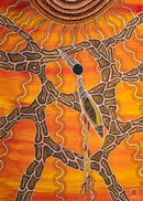 Brolga Dance (Portrait) Jigsaw Puzzle by Artist Lionel Phillips and Manufactured by QPuzzles in Queensland