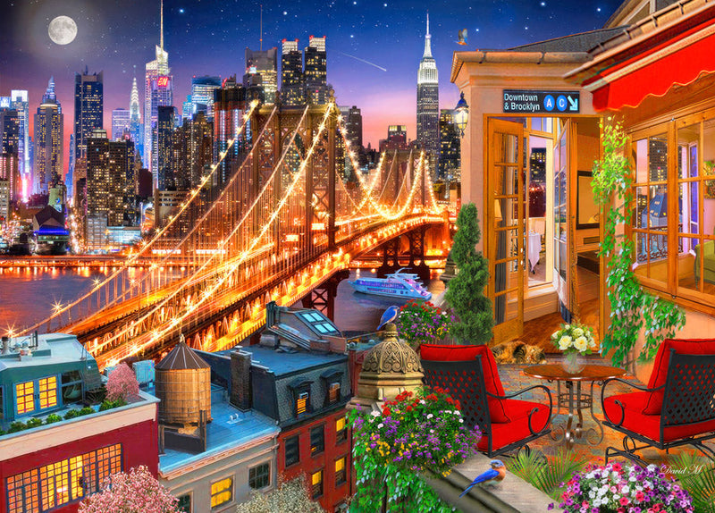 Brooklyn Bridge Lights (Landscape) QPuzzles