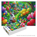 Bunny Hiding Easter Eggs (Landscape)