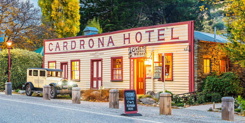 Cardrona Hotel (Panorama) Jigsaw Puzzle by Artist Jaime Dormer and Manufactured by QPuzzles in Queensland