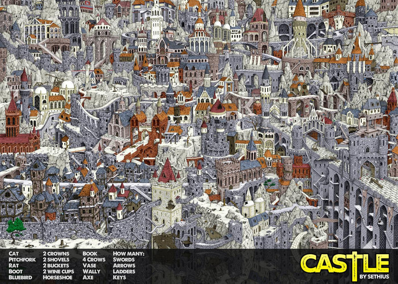 Castle (Landscape) Jigsaw Puzzle by Artist Ryan Forster and Manufactured by QPuzzles in Queensland