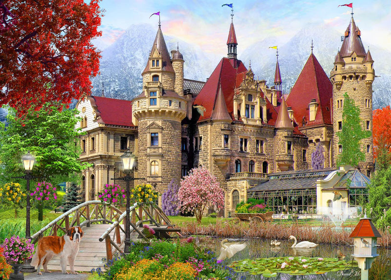 Castle Of Dreams (Landscape) Jigsaw Puzzle by Artist MGL Licensing and Manufactured by QPuzzles in Queensland