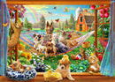 Cats & Dogs Siesta (Landscape) QPuzzles