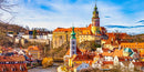 Cesky Krumlov Castle (Panorama) Jigsaw Puzzle by Artist James Dormer and Manufactured by QPuzzles in Queensland