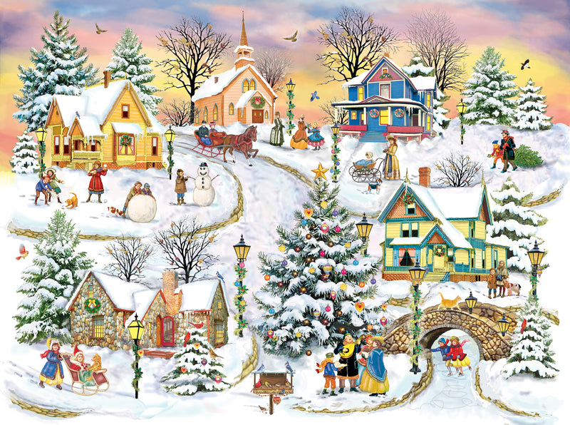 Christmas In Our Town (Landscape)