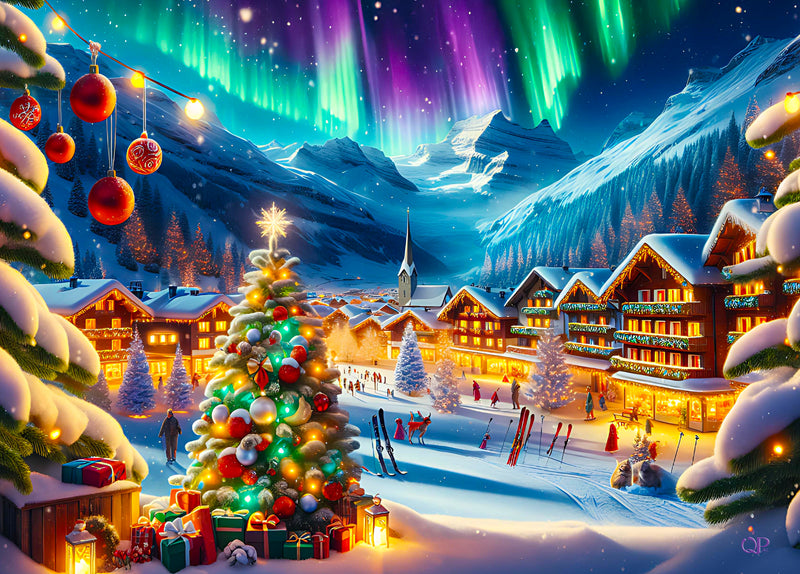 Christmas In The Alps (Landscape)