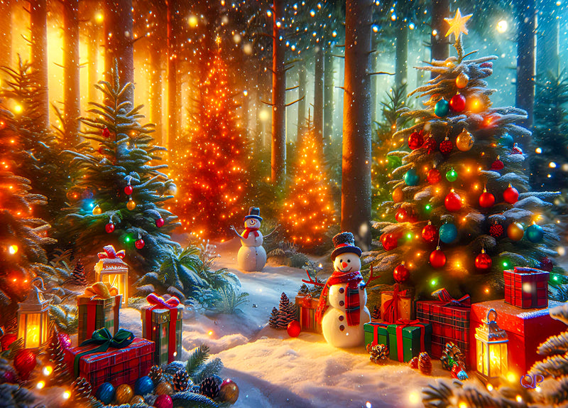 Christmas In The Woods (Landscape)