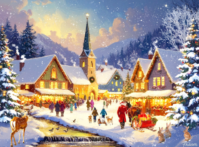 Christmas Night (Landscape)