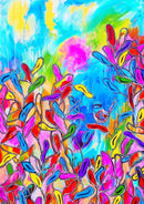 Colourful Blue Wren (Portrait) QPuzzles