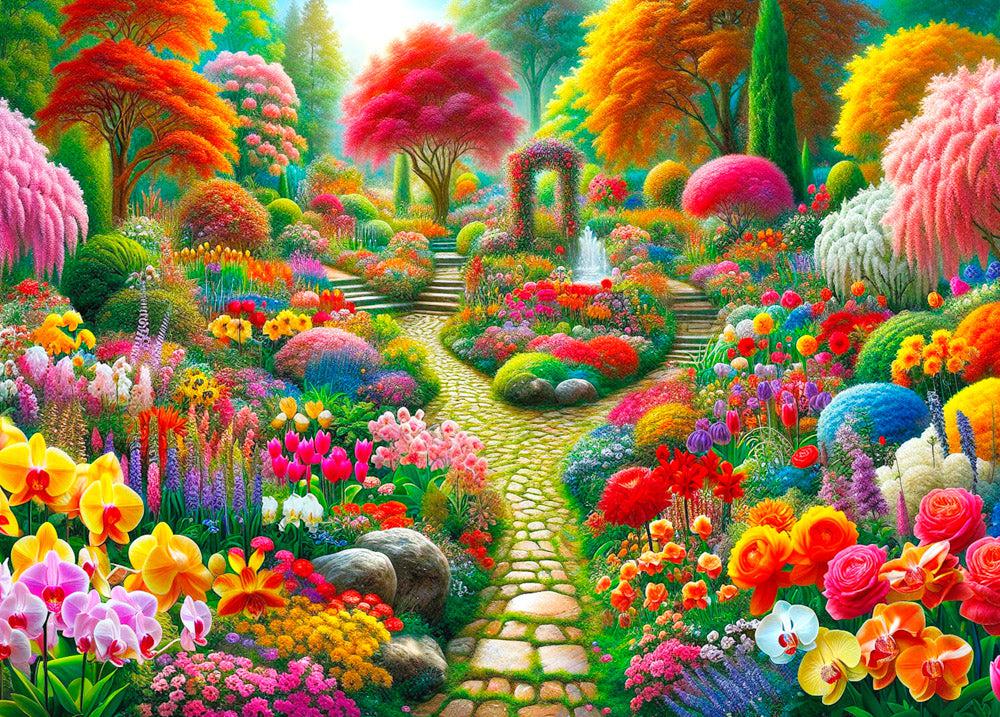 Colourful Garden (Landscape) - Puzzles Qld Pty Ltd
