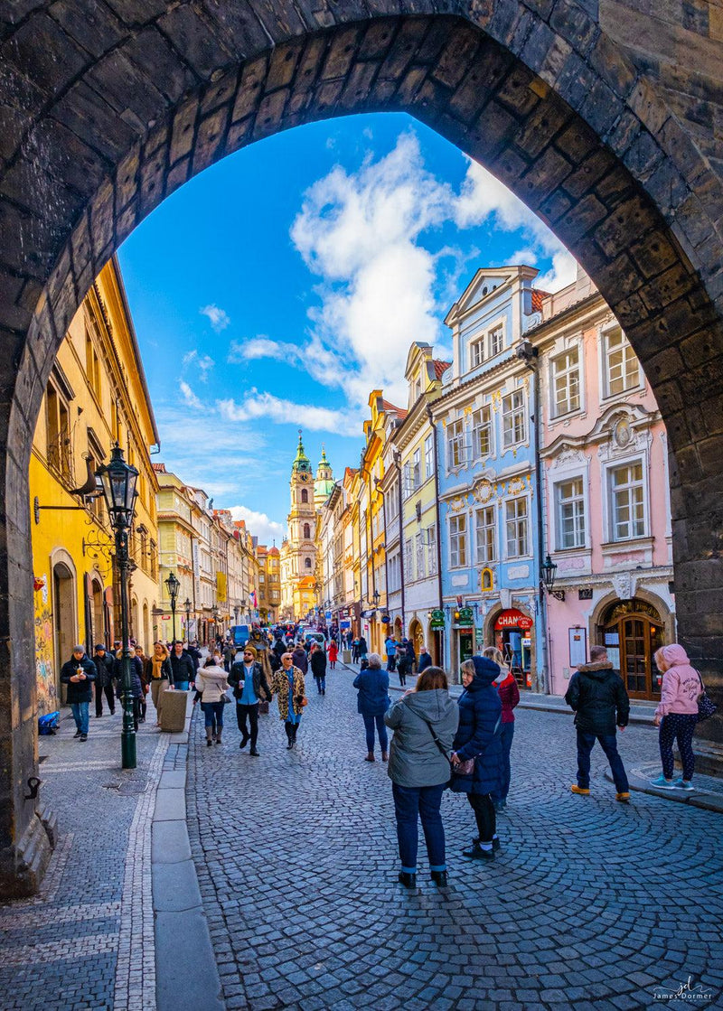 Colours of Prague (Portrait) Jigsaw Puzzle by Artist James Dormer and Manufactured by QPuzzles in Queensland