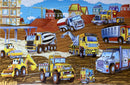 Construction Site (Tray Puzzle) Jigsaw Puzzle by Artist QPuzzles and Manufactured by QPuzzles in Queensland