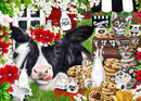 Cookies n Milk Cow & Kitties (Landscape)