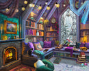 Cozy Winter Book Nook (Landscape)