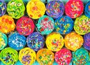 Cupcakes & Sprinkles (Landscape) Jigsaw Puzzle by Artist Karen Romanko and Manufactured by QPuzzles in Queensland