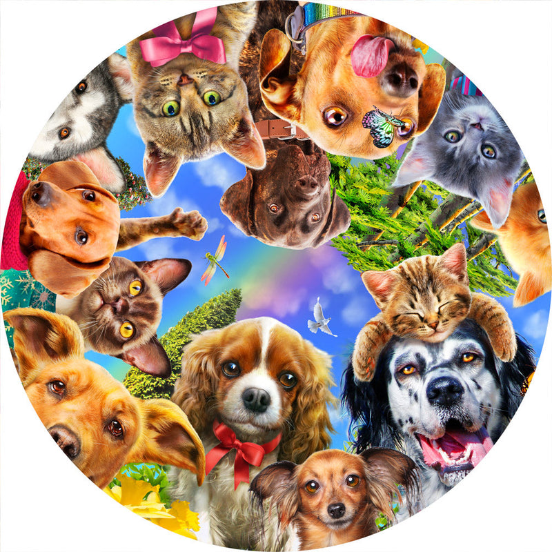 Dogs & Cats (Round) QPuzzles