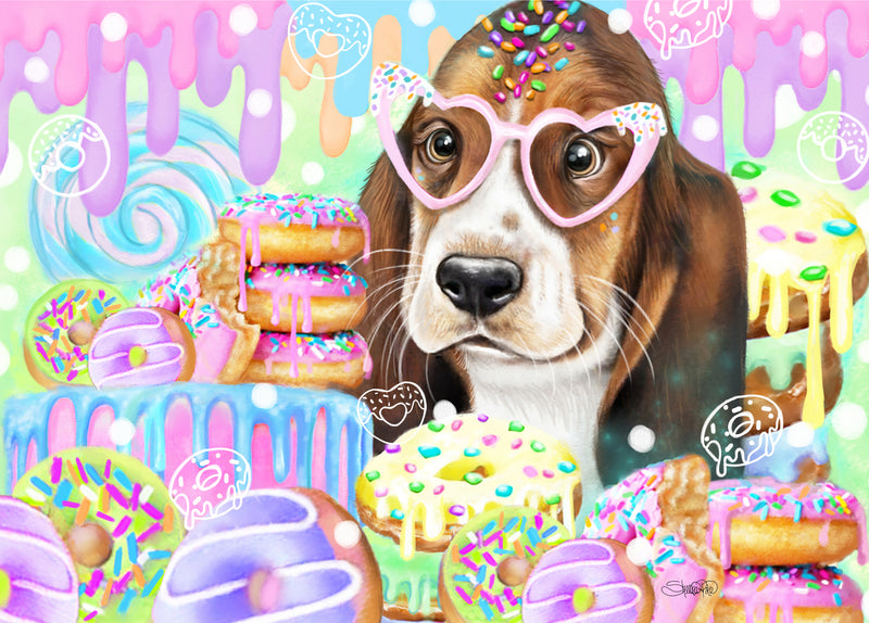 Donut Sweetie Hound (Landscape)